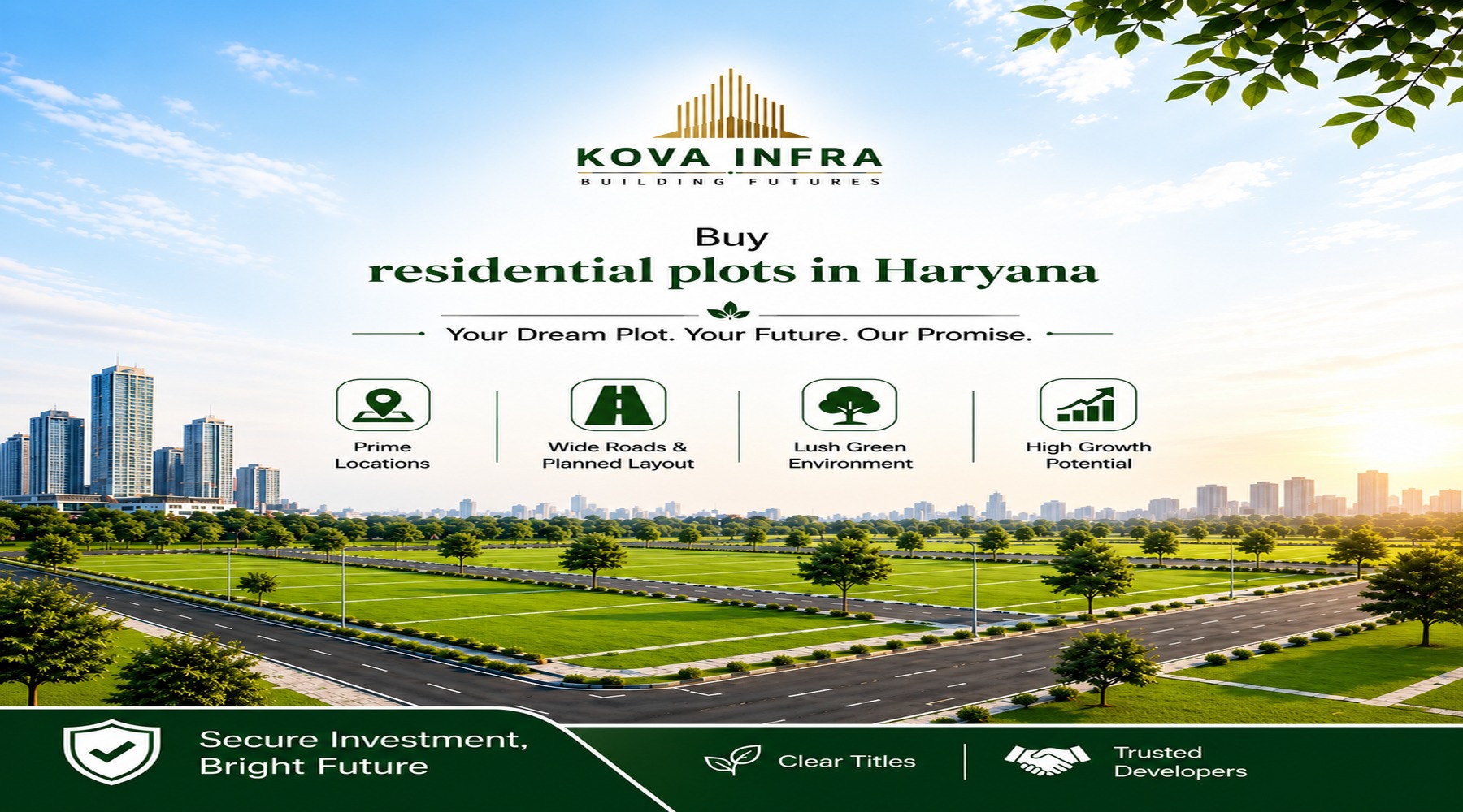 Buy residential plots in Haryana